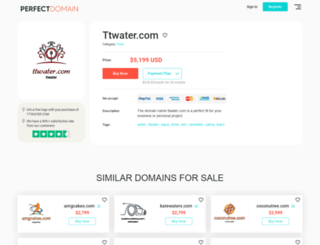ttwater.com screenshot