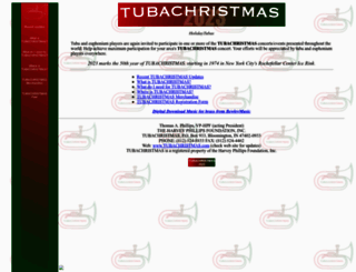 tubachristmas.com screenshot