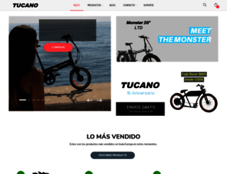 tucanobikes.net screenshot