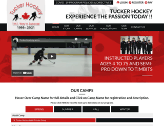 tuckerhockey.com screenshot