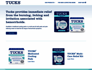 tucksbrand.com screenshot