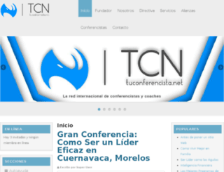 tuconferencista.net screenshot