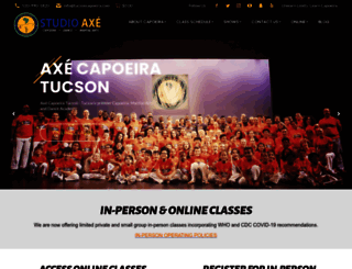tucsoncapoeira.com screenshot