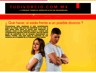 tudivorcio.com.mx screenshot