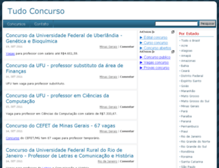 tudoconcurso.com.br screenshot