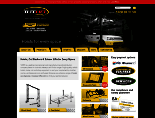 tufflift.com.au screenshot