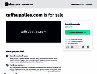 tuffsupplies.com screenshot