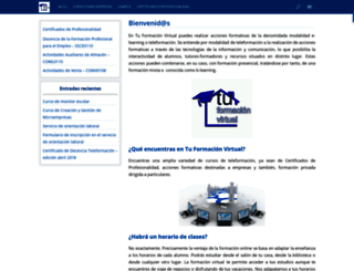 tuformacionvirtual.es screenshot