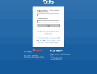 tufts.qualtrics.com screenshot
