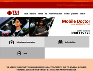 tuimedical.co.nz screenshot