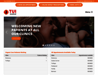 tuimedical.co.nz screenshot