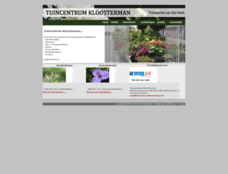 tuincentrumkloosterman.nl screenshot