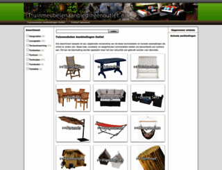 tuinmeubelenaanbiedingenoutlet.nl screenshot