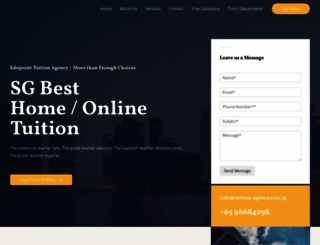 tuition-agency.com.sg screenshot