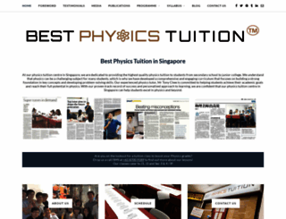 tuitionphysics.com screenshot