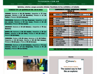 tujugada.com.ar screenshot