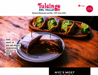 tulcingorestaurant.com screenshot
