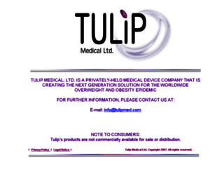 tulipmed.com screenshot