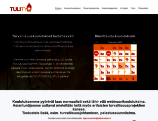 tulityokoulutus.fi screenshot