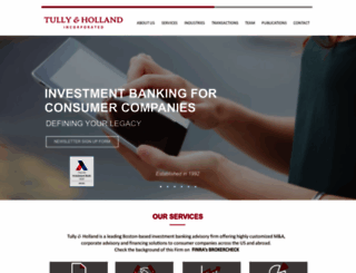 tullyandholland.com screenshot