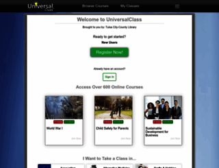 tulsacitycountyok.universalclass.com screenshot