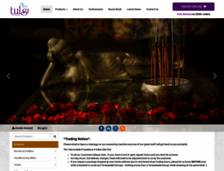 tulsi-incense.com screenshot