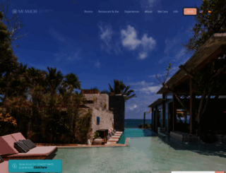 tulumhotelmiamor.com screenshot