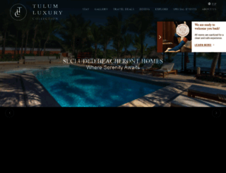 tulumluxurycollection.com screenshot