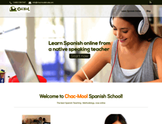tulumspanishschool.com screenshot