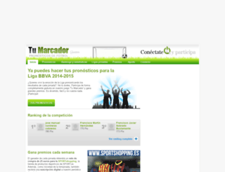 tumarcador.sport.es screenshot