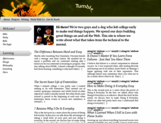 tumbledesign.com screenshot