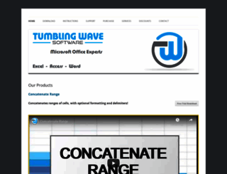 tumblingwave.wordpress.com screenshot
