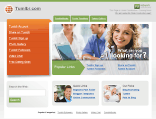 tumlbr.com screenshot