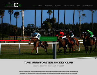 tuncurryforsterjockeyclub.com.au screenshot