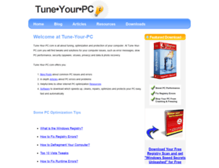 tune-your-pc.com screenshot