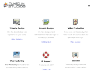 tunedinstudios.com screenshot