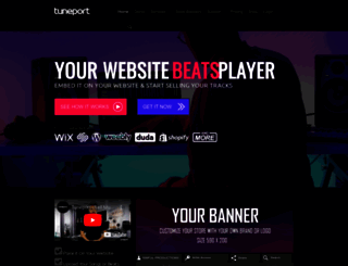 tuneport.com screenshot