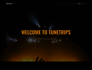 tunetrips.com screenshot