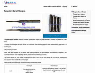 tungsten-barrel-weights.com screenshot