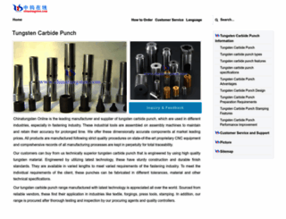tungsten-carbide-punch.com screenshot