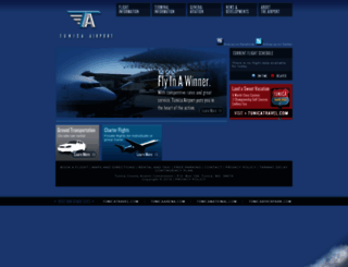 tunicaairport.com screenshot