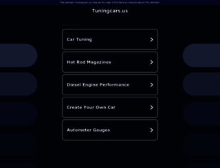 tuningcars.us screenshot