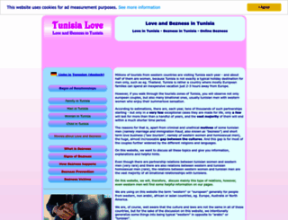 tunisia-love.com screenshot