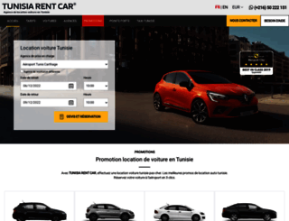 tunisia-rent-car.com screenshot