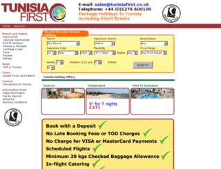 tunisiadirect.co.uk screenshot