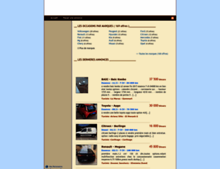 tunisie-autos.com screenshot