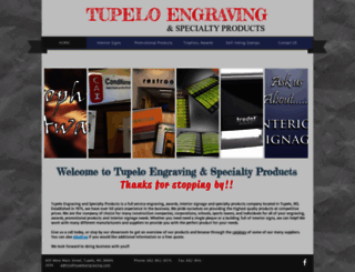 tupeloengraving.com screenshot