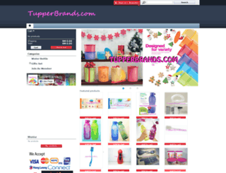 tupperbrands.com screenshot