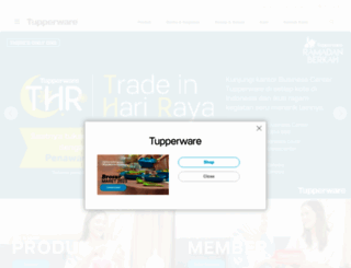 tupperware.co.id screenshot