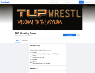 tupwrestlingforum.com screenshot